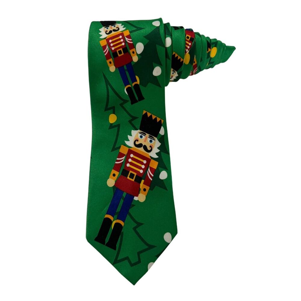 Nutcracker Festive Tie Christmas Soldier Necktie Holiday Novelty Ballet Dancer